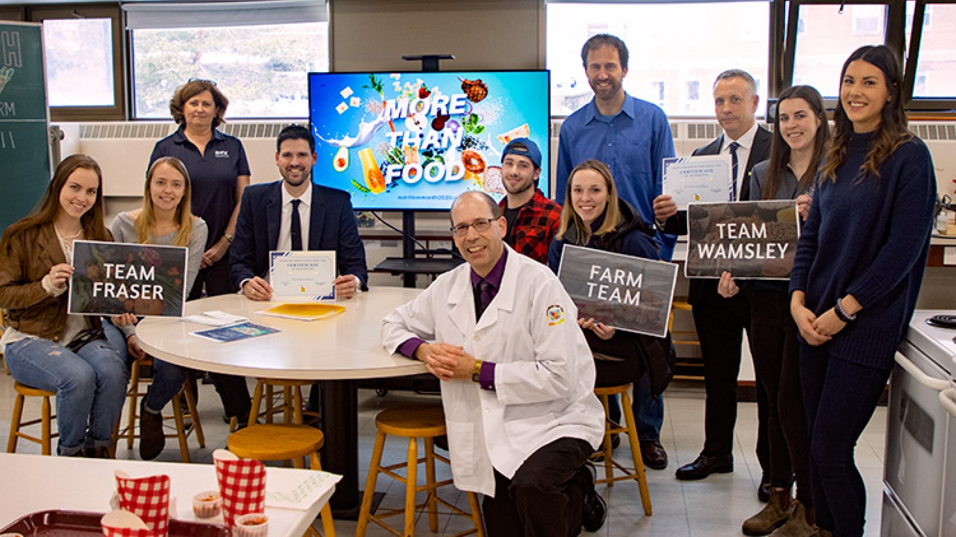 Trivia challenge with special guests kicks off Nutrition Month at StFX